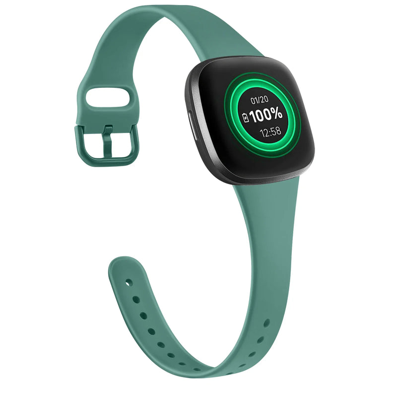 Fitbit Sense 2 Band | Fitbit Versa 4 Band | Slim Silicone Band (16 Colors Available)