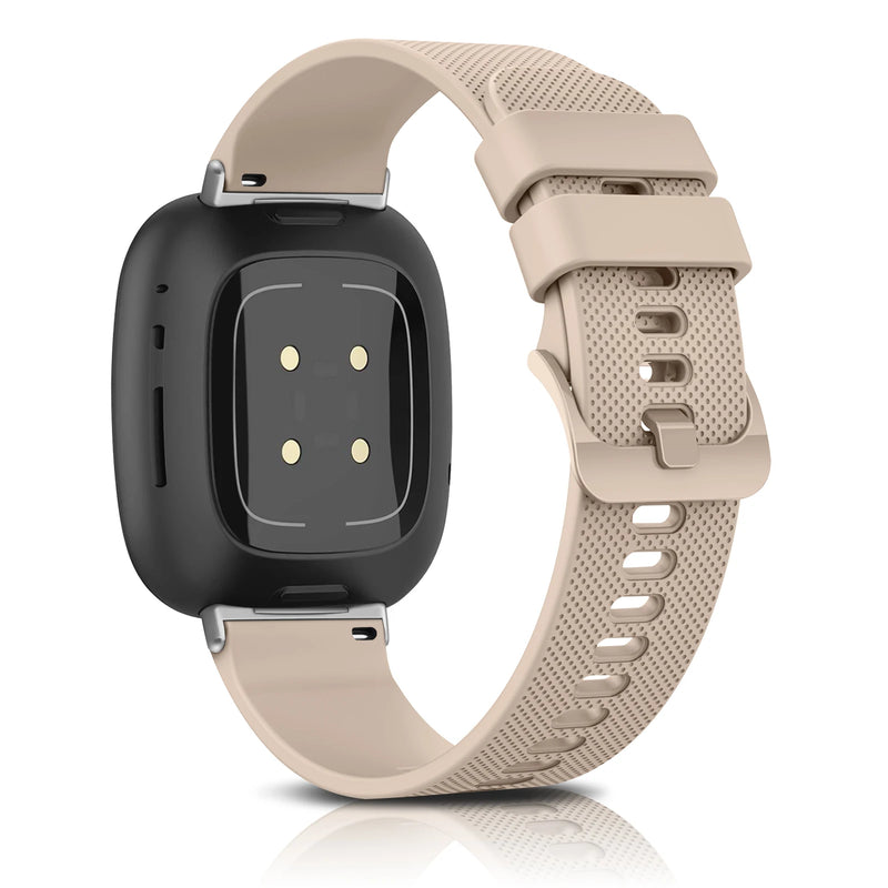 For Fitbit Sense and Versa 3 | Grained Silicone Band | 8 Colors Available