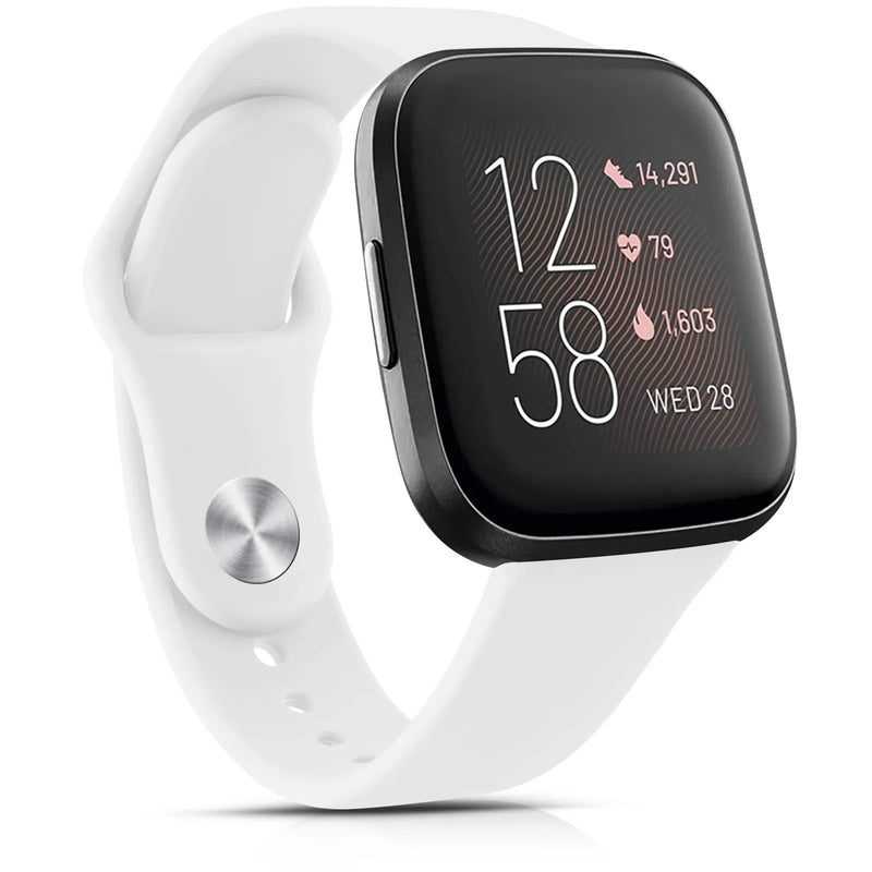 Fitbit Sense 2 Band | Fitbit Versa 4 Band | Silicone Strap With Metal Pin Buckle (17 Colors Available)