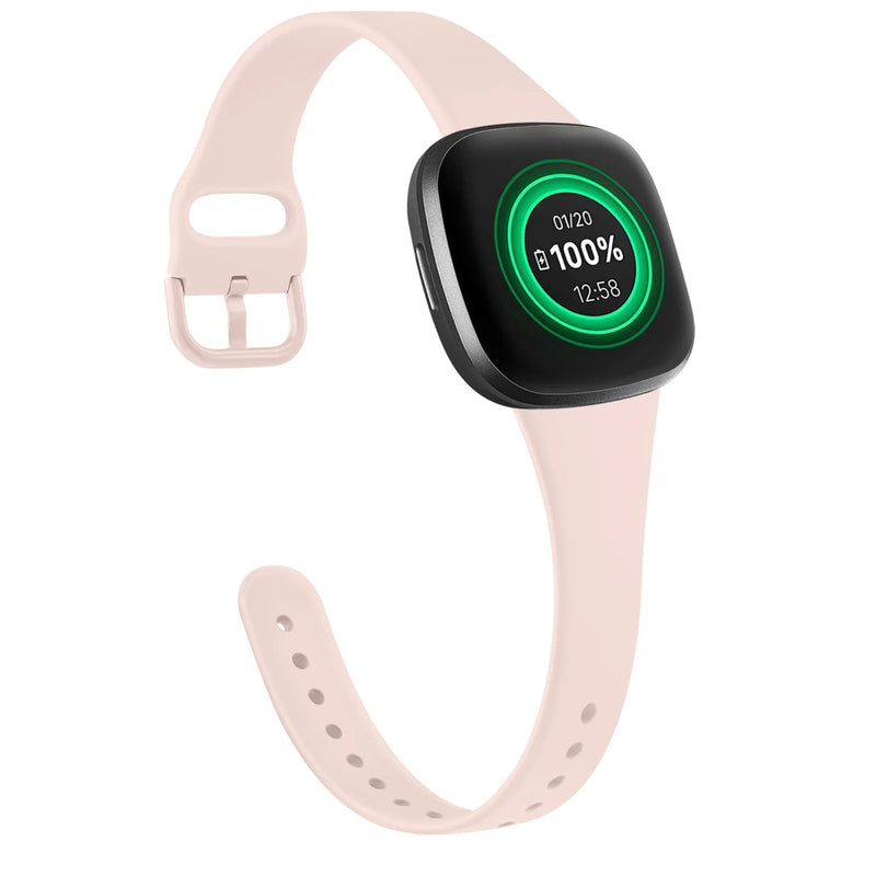 Fitbit Sense 2 Band | Fitbit Versa 4 Band | Slim Silicone Band (16 Colors Available)