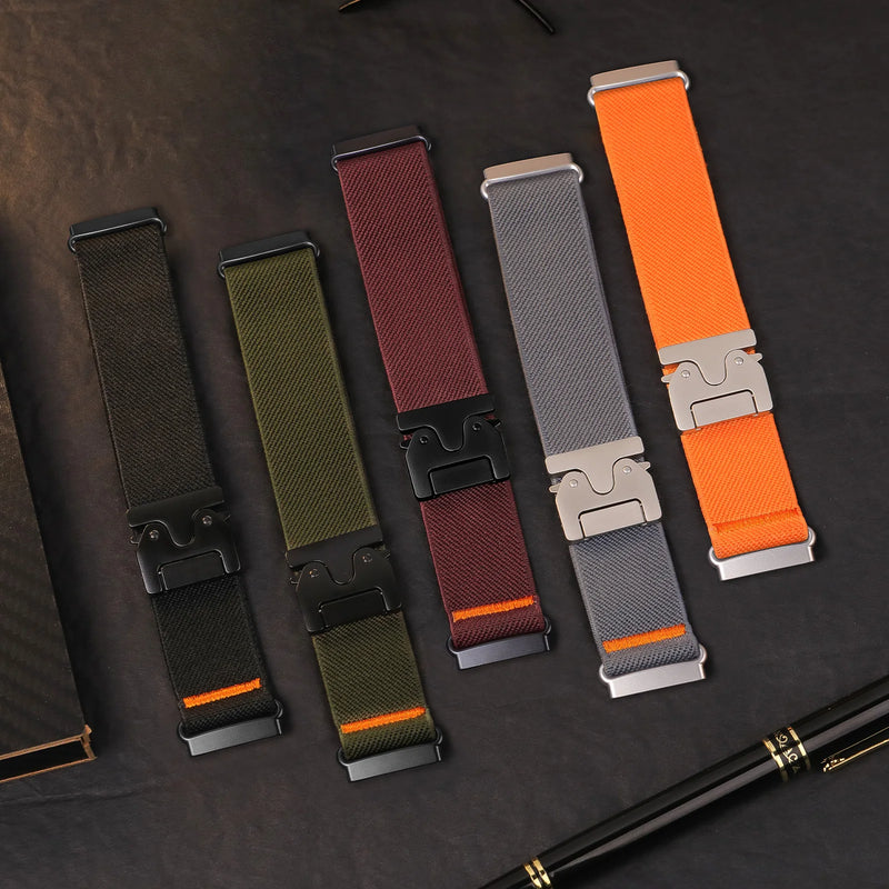 For Fitbit Sense and Versa 3 | Nylon Band (Parachute Buckle) | 9 Colors Available