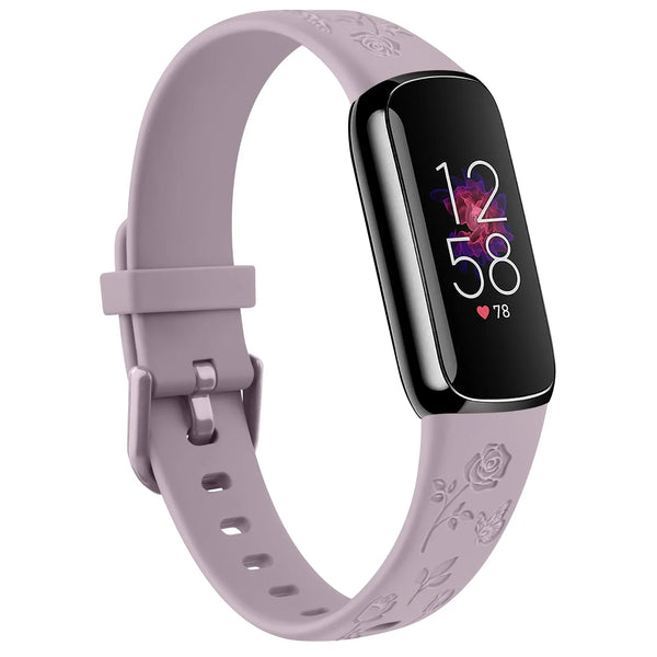 Fitbit Luxe Band | Floral Silicone Band (10 Colors Available)