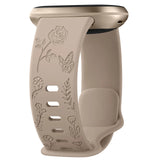 For Fitbit Sense and Versa 3 | Floral Silicone Band | 11 Colors Available