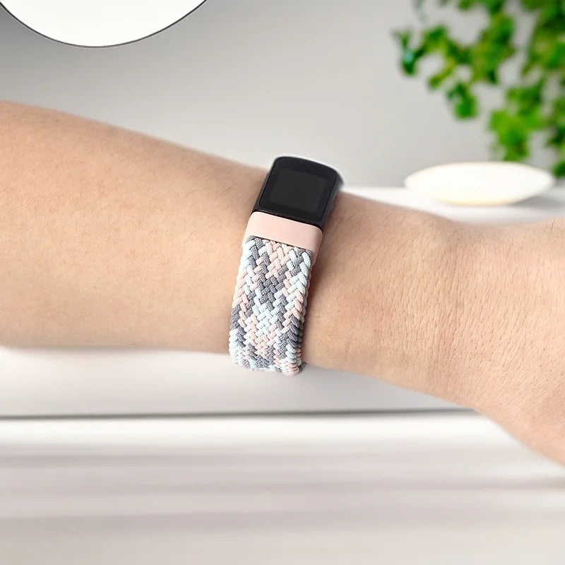 For Fitbit Charge 5 & Fitbit Charge 6 | Nylon Loop With Magnetic Clasp (10 Colors Available)
