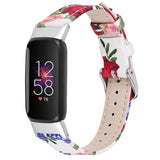 Fitbit Luxe Band | Premium Patterned Leather Band | 5 Colors Available
