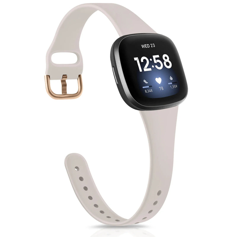 Fitbit Sense 2 Band | Fitbit Versa 4 Band | Slim Silicone Band (16 Colors Available)