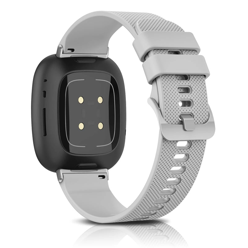 For Fitbit Sense and Versa 3 | Grained Silicone Band | 8 Colors Available