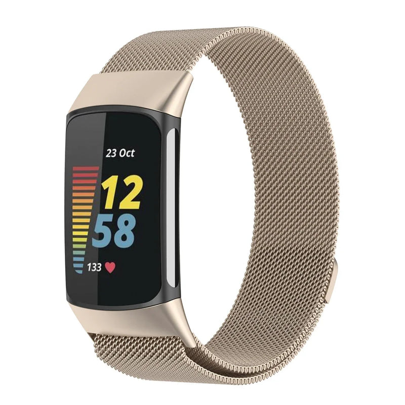For Fitbit Charge 5 & Fitbit Charge 6 | Magnetic Milanese Strap (8 Colors Available)