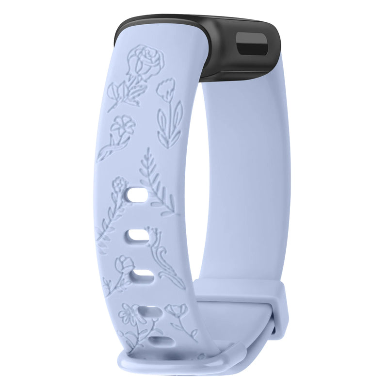 Floral Silicone Fitbit Inspire 3 Band | 12 Colors Available