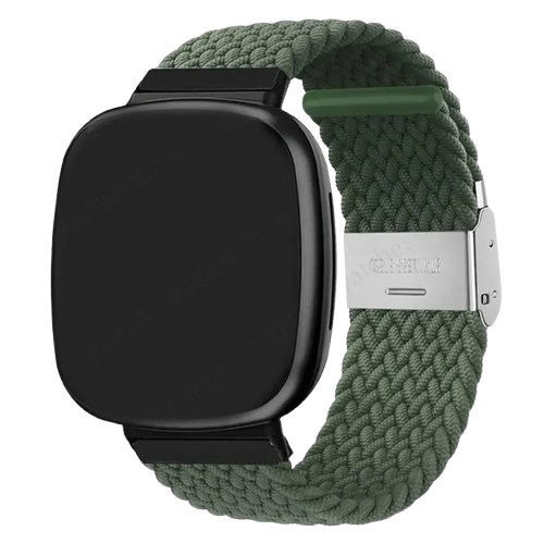 Fitbit Sense 2 Band | Fitbit Versa 4 Band | Braided Solo Loop Folding Clasp (22 Colors Available)