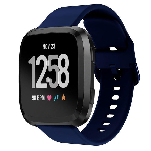 For Fitbit Versa/Versa 2/Versa Lite | Plain Silicone Band | 9 Colors Available