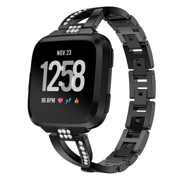 For Fitbit Versa/Versa 2/Versa Lite | Glamorous Steel Band | 5 Colors Available