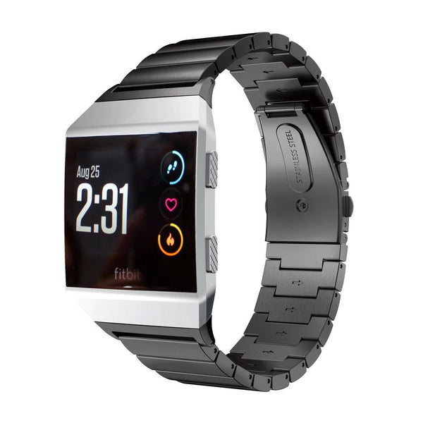 For Fitbit Ionic | Retro Steel Band | 4 Colors Available