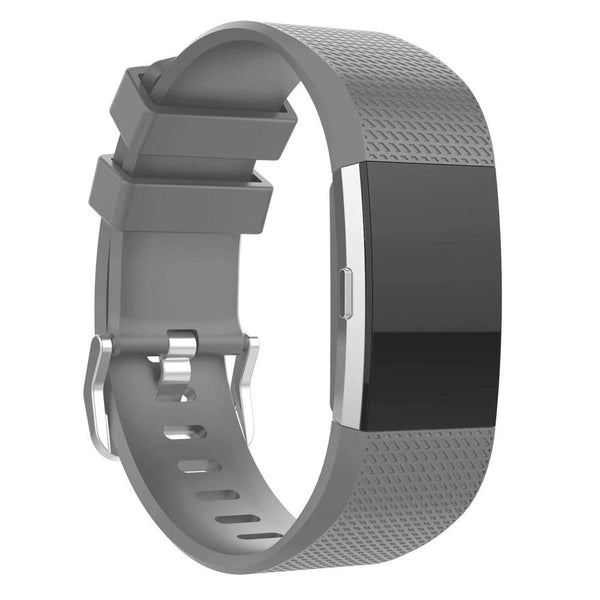 For Fitbit Charge 2 | Plain Silicone Band | 20 Colors Available