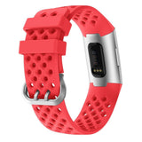 For Fitbit Charge 3 and Charge 4 | Silicone Sports Band | 6 Colors Available