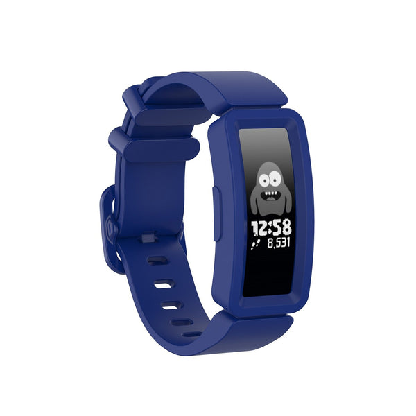 For Fitbit Ace 2 | Dark Blue Silicone Band