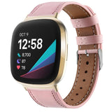 For Fitbit Sense/Sense 2 and Versa 3/Versa 4 | Premium Leather Band | 9 Colors Available