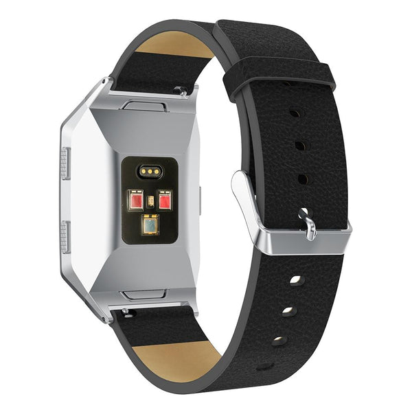 For Fitbit Ionic | Smooth Leather Band | 5 Colors Available