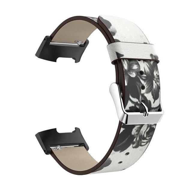 For Fitbit Charge 3 and Charge 4 | Patterned Leather Band | 4 Colors Available