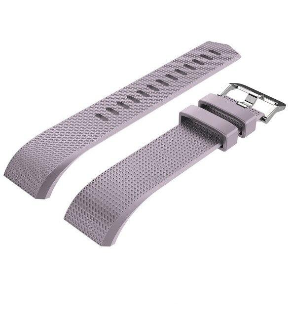 For Fitbit Charge 2 | Plain Silicone Band | 20 Colors Available