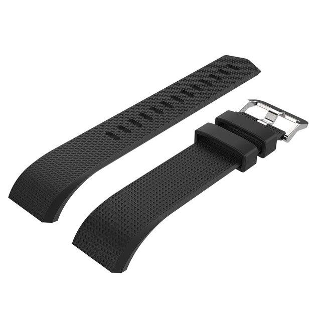 For Fitbit Charge 2 | Plain Silicone Band | 20 Colors Available