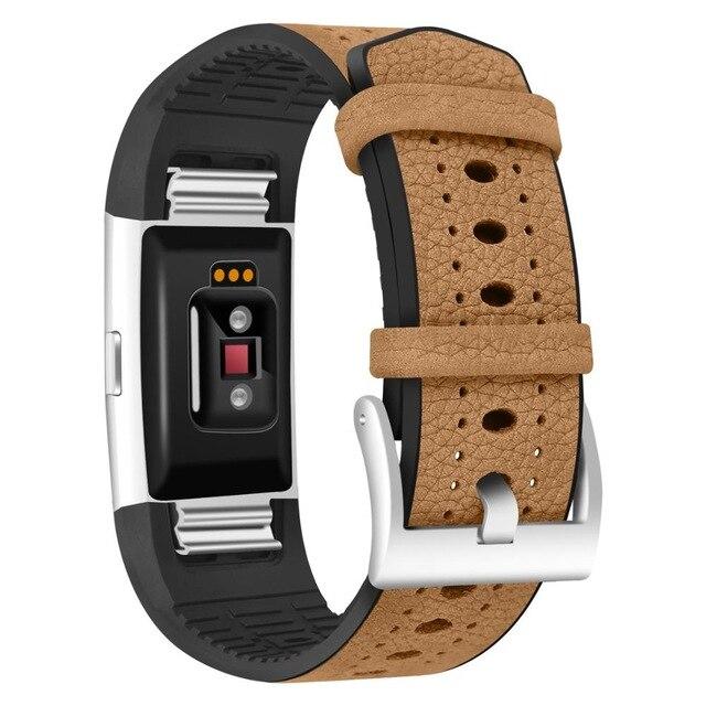 For Fitbit Charge 2 | Leather Band | 6 Colors Available