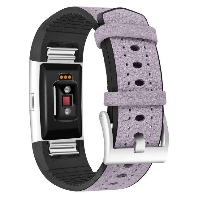 For Fitbit Charge 2 | Leather Band | 6 Colors Available