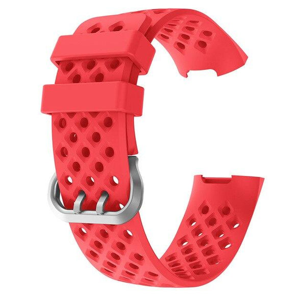 For Fitbit Charge 3 and Charge 4 | Silicone Sports Band | 6 Colors Available