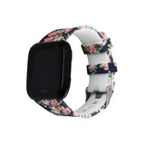 For Fitbit Versa/Versa 2/Versa Lite | Patterned Silicone Band | 7 Colors Available