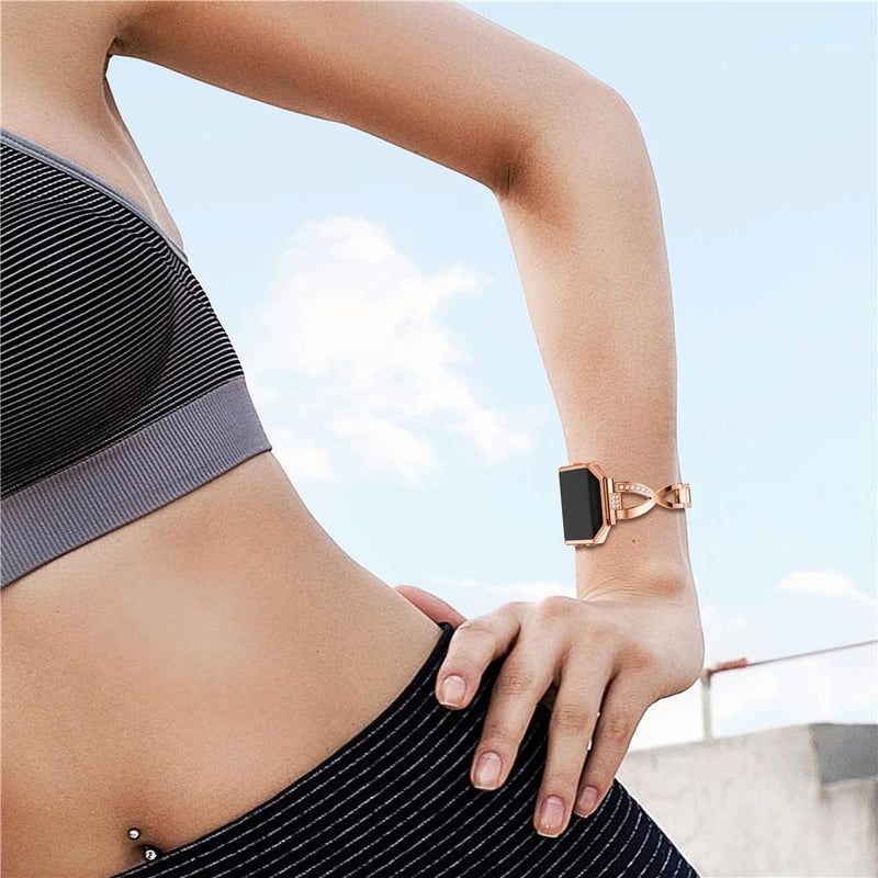For Fitbit Blaze | Glamorous Steel Band | 5 Colors Available