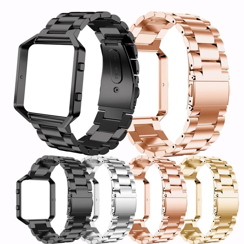 For Fitbit Blaze | Vintage Steel Band | 4 Colors Available