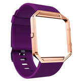 For Fitbit Blaze | Grained Silicone Band | 10 Colors Available