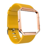 For Fitbit Blaze | Grained Silicone Band | 10 Colors Available