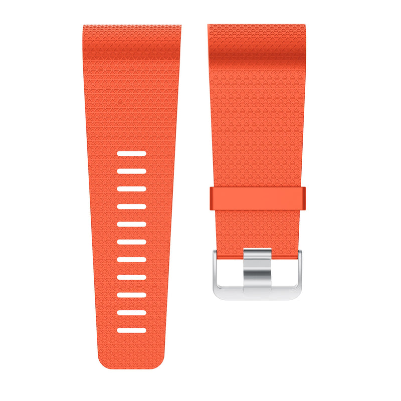 For Fitbit Surge | Grained Silicone Band | Orange