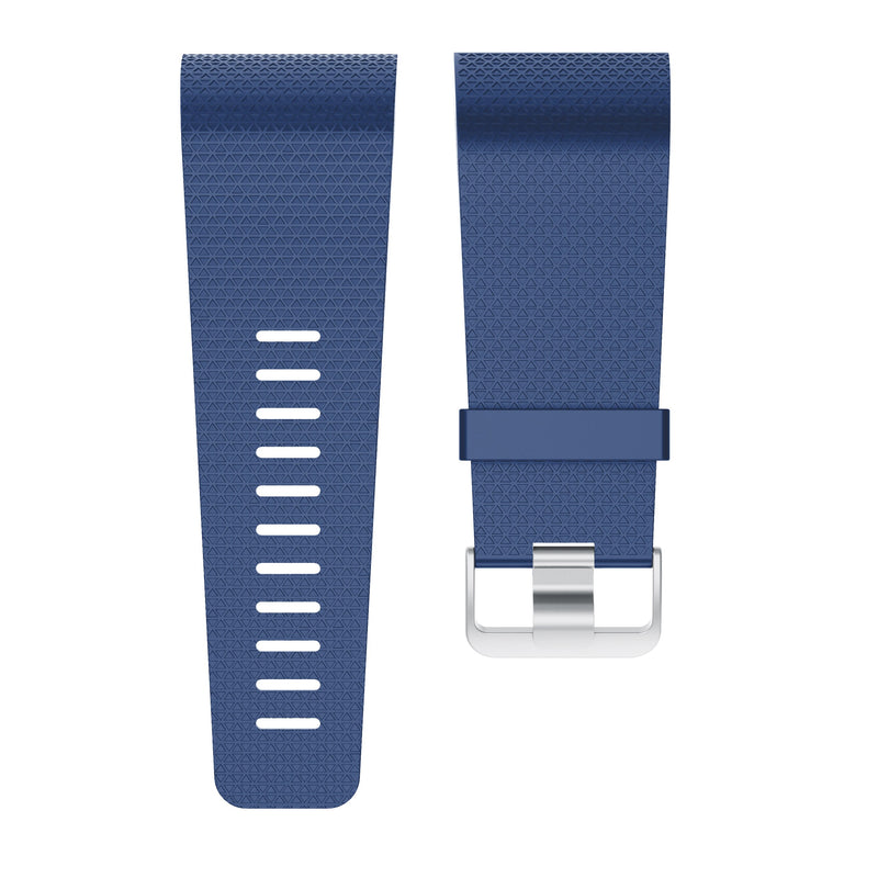 For Fitbit Surge | Grained Silicone Band | Deep Blue