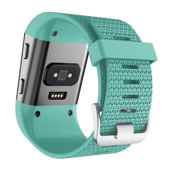 For Fitbit Surge | Grained Silicone Band | Mint Green