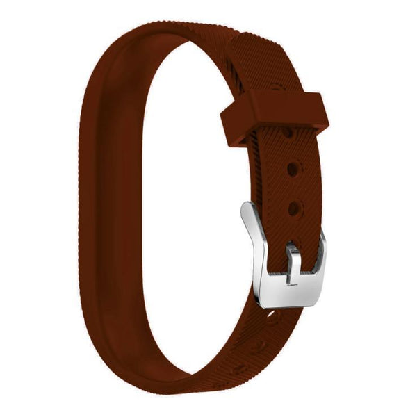 For Fitbit Flex 2 | Grained Silicone Band | Coffee