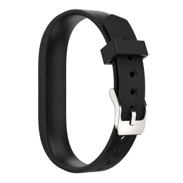 For Fitbit Flex 2 | Grained Silicone Band | Black