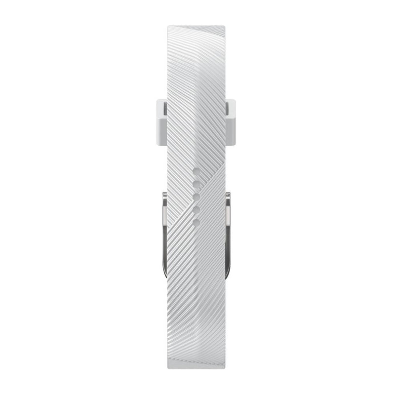 For Fitbit Flex 2 | Grained Silicone Band | White