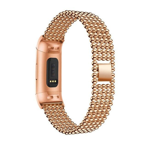 For Fitbit Charge 3 and Charge 4 | Glamorous Milanese Band | 4 Colors Available