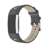 For Fitbit Charge 2 | Smooth Leather Band | 7 Colors Available