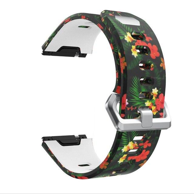 For Fitbit Ionic | Patterned Silicone Band | 13 Colors Available