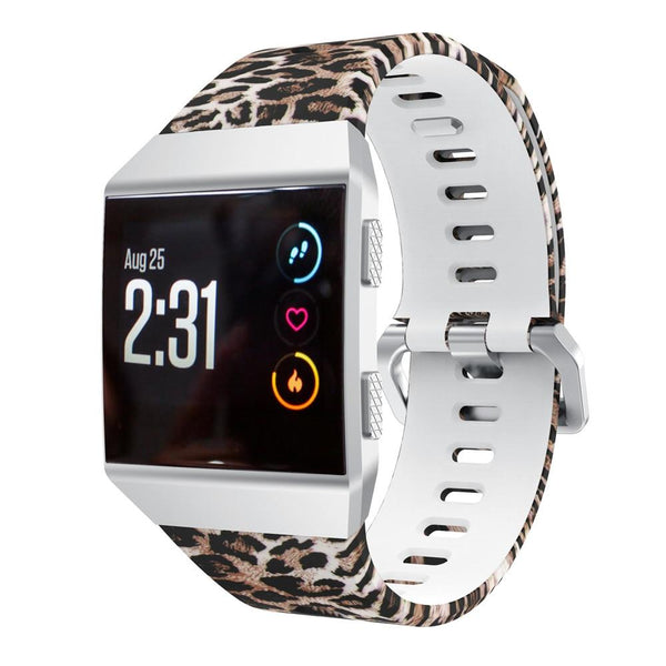 For Fitbit Ionic | Patterned Silicone Band | 13 Colors Available