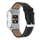 For Fitbit Ionic | Stitched Leather Band | 3 Colors Available