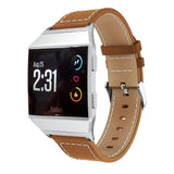 For Fitbit Ionic | Stitched Leather Band | 3 Colors Available