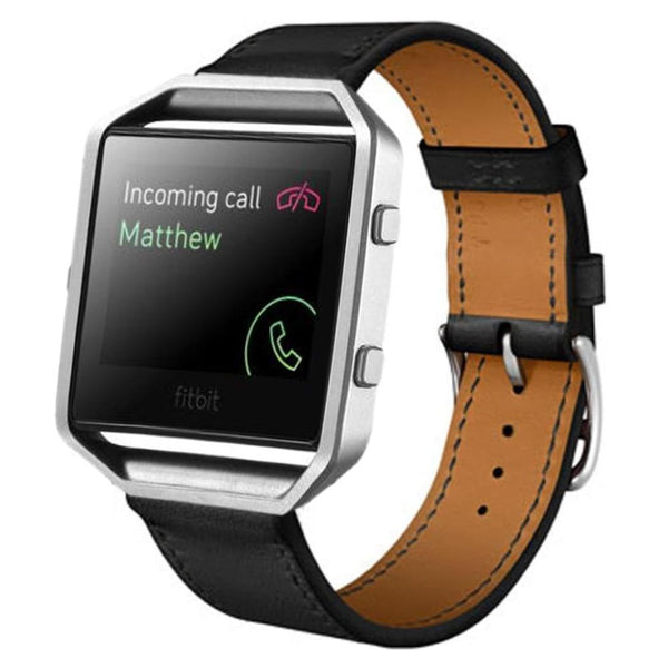 For Fitbit Blaze | Smooth Leather Band | 5 Colors Available