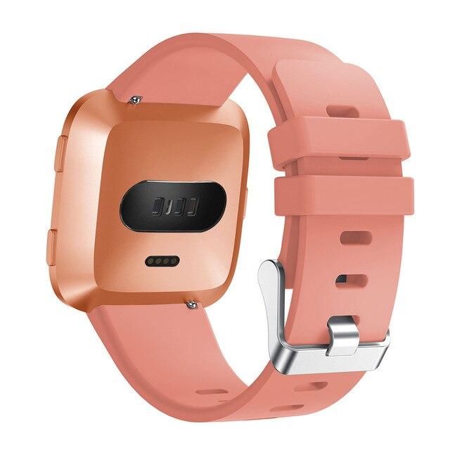 For Fitbit Versa/Versa 2/Versa Lite | Smooth Silicone Band | 5 Colors Available