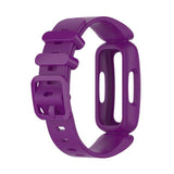 For Fitbit Ace 3 | Purple Plain Silicone Band