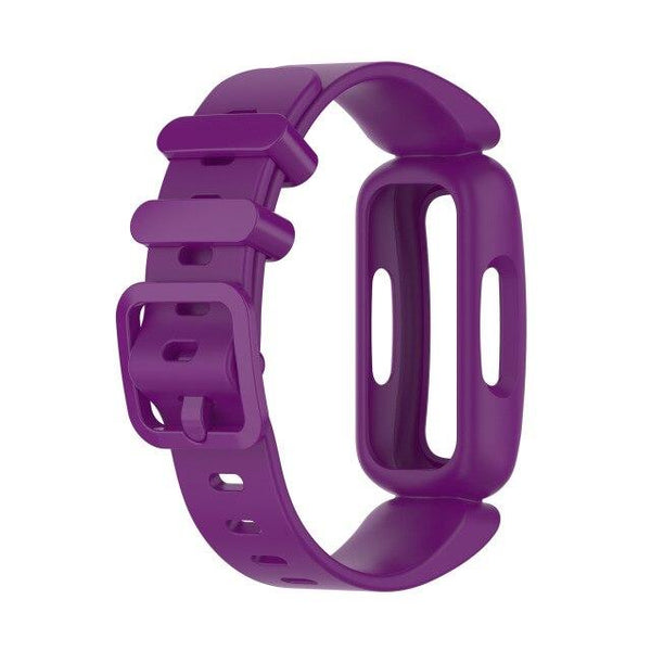 For Fitbit Ace 3 | Purple Plain Silicone Band