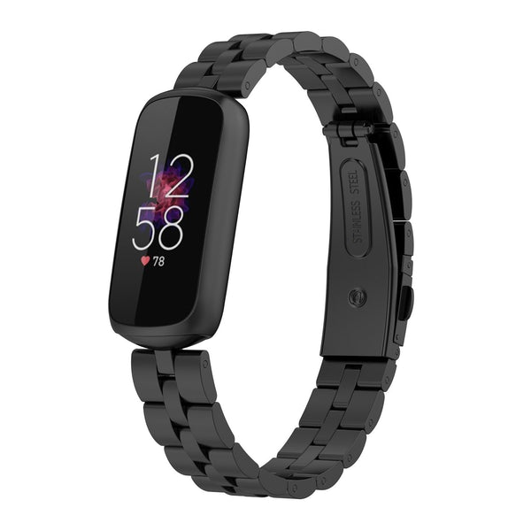 For Fitbit Luxe | Classic Steel Band | Black
